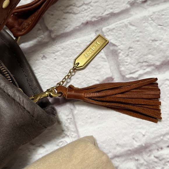 Fount petite atlas Wolf handbag & tossle genuine leather - Picture 4 of 12